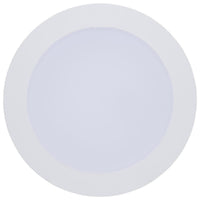 LED 6 Inch  Wafer Downlight Retrofit- E26 Adapter Included - 10 Watts - Color Temperature Selectable 27K/30K/35K/40K/50K - 120V - Flat Trim - Recessed Can Required