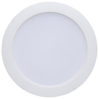 LED 6 Inch Wafer Downlight Retrofit- E26 Adapter Included - 10 Watts - Color Temperature Selectable 27K/30K/35K/40K/50K - 120V - Baffle Trim - Recessed Can Required