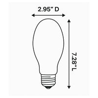 16 Watt LED Corn Filament Bulb - Metal Halide Replacement - 2000 Lumens - 5000K Daylight - 120-277V - E26 Medium Base - Ballast Bypass