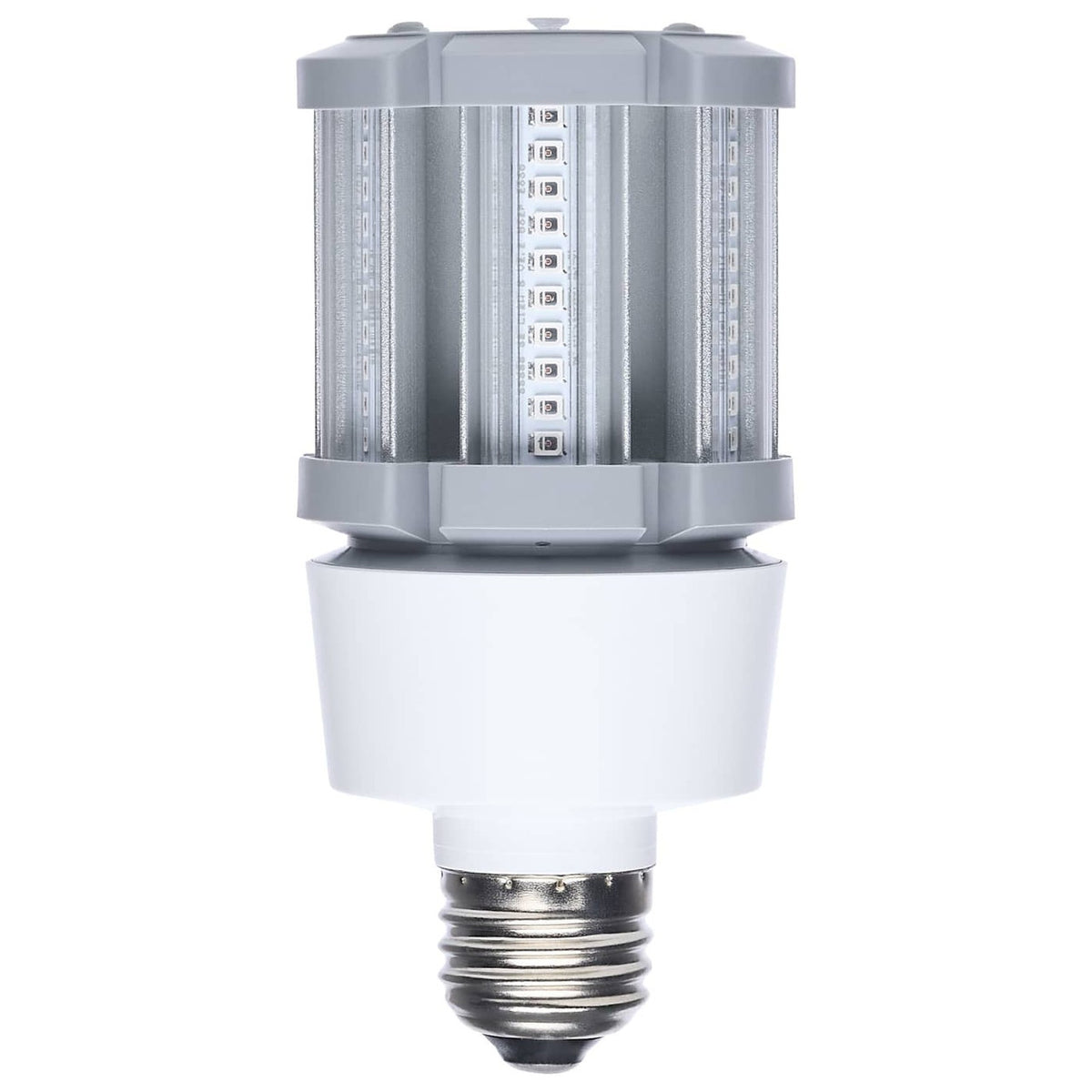 9 Watt LED Corn Bulb - Metal Halide Retrofit -400 Lumens - Amber - 120-277V - E26 Medium Base - Ballast Bypass
