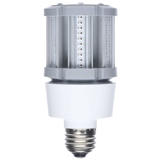 9 Watt LED Corn Bulb - Metal Halide Retrofit -400 Lumens - Amber - 120-277V - E26 Medium Base - Ballast Bypass