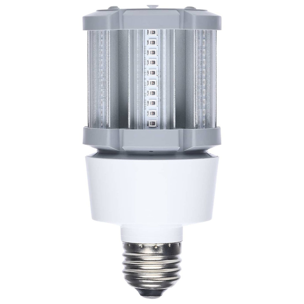 9 Watt LED Corn Bulb - Metal Halide Retrofit -400 Lumens - Amber - 120-277V - E26 Medium Base - Ballast Bypass