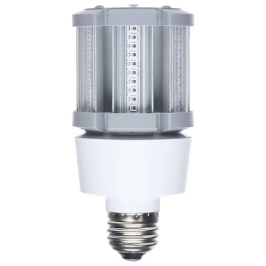 9 Watt LED Corn Bulb - Metal Halide Retrofit -400 Lumens - Amber - 120-277V - E26 Medium Base - Ballast Bypass