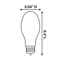 40 Watt LED Corn Filament Bulb - Metal Halide Replacement - 6000 Lumens - 5000K Daylight - 120-277V - E39 Mogul Base - Ballast Bypass