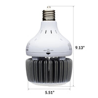 LED Lowbay PAR Bulb - HighBay Retrofit - Watt Selectable 60/80/100W - 14000 Max Lumens - 4000K Cool White - 120-277V - E39 Mogul Base - Ballast Bypass