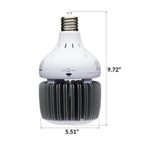 LED Lowbay PAR Bulb - HighBay Retrofit - Watt Selectable 80/100/130W - 18000 Max Lumens - 5000K Daylight - 120-277V - E39 Mogul Base - Ballast Bypass