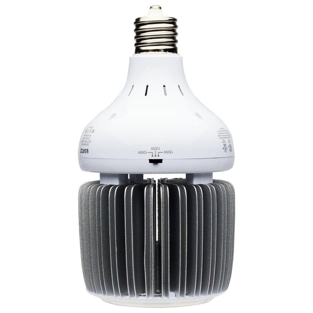 LED Lowbay PAR Bulb - HighBay Retrofit - Watt Selectable 100/120/150W - 21000 Max Lumens - 5000K Daylight - 120-277V - E39 Mogul Base - Ballast Bypass