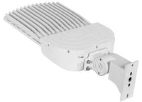 LED Parking Lot Area Light - Watt Selectable - 300W/240W/180W/120W - Color Selectable 40K/50K - 45000 Max Lumens - 120V-277V - Pole Mount - White Finish
