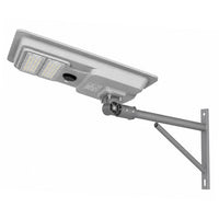 Solar LED Dusk to Dawn Pole Light - 50 Watt - 5,000 Lumens - With Clamp and Arm Mounting