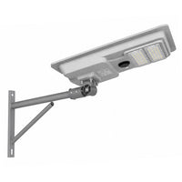 Solar LED Dusk to Dawn Pole Light - 50 Watt - 5,000 Lumens - With Clamp and Arm Mounting