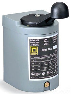 SQUARE D 2601AG2S2 Drum Switch 600Vac 2Hp A +Options - 2601AG2S2