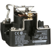 Power Relay, 5 Pin, 120 VAC, SPDT, Panel Mount, 5A, 600 VAC, Screw, 8501C Series - 8501CO15V20