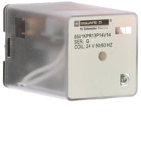Power Relay, 11 Pin, Octal, 24 VAC, 3PDT, Socket Mount, 6.6A, 240 VAC, Led, 8501K Series - 8501KPR13P14V14