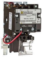 Magnetic Motor Starter, Non-Reversing, No Auxiliary Contacts, 120V AC, 3 P, Screw Clamp - 8536SCO3V02ES