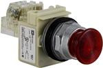 Switch Push Button Round Mushroom Button 600VAC 600VDC Momentary Contact Panel Mount - 9001K2L35LRR20