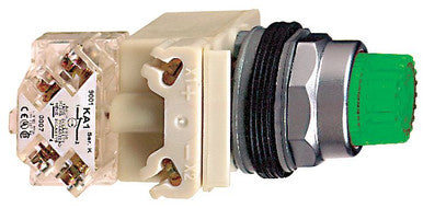 Switch, Pushbutton, Illuminated, Psh Bttn 600VAC 10A 30MM T-k - 9001K2L38LRRH13