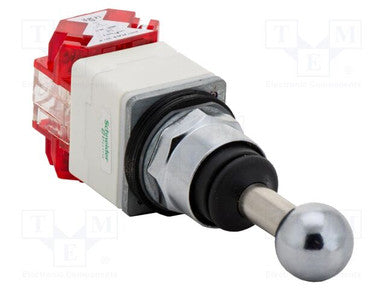 Joystick Controller, Ø30, 5POS., Spring Return, W/latch, W/o Contact, IP66 - 9001K34