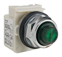 9001 Green Control station indicator; 30mm Cutout; 480 V ac; 10 A - 9001KP5G31