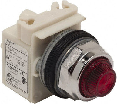 Pilot Light , Standard, Type K, Size 30Mm, Lens Type Plastic (Fresnel) - 9001KP5R31