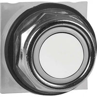 Switch Push Button N.O./N.C. DPST Round Button 10A 600VAC 600VDC Momentary Contact Screw Clamp Panel Mount - 9001KR1WH13