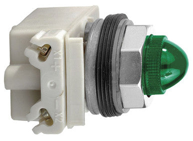 Pushbutton, Non-Illuminated Black Mush, Moment, 1NO-1NC, 30mm, 10A, 600V, NEMA 4/13 - 9001KR25BH13