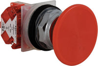Pushbutton, Non-Illuminated Red Mush, Momentary, 1NC, 30mm, 10A, 600V, NEMA 4/13 - 9001KR25RH6
