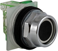 Pushbutton, Non-Illuminated Black, Momentary, 1NO, 30mm, 10A, 600V, NEMA 4/13 - 9001KR2BH5