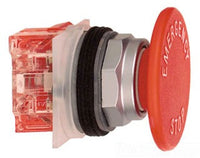 9001 Series; Red Push Button Head; Momentary; 31mm Cutout - 9001KR5R