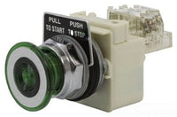 Push-button Head, Metal, Mushroom 41MM, Green, 30MM, 2 Positions, Push-pull, 1 - 9001KR9P1G