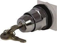 30MM Push Button, Type K, 2 Position Key Operated Selector Switch, Key Withdraw - 9001KS12K1