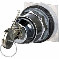 Key Operated Switch, 3 Position, Panel; - 9001KS43K10