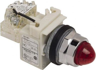 Accessory; Panel Mount Indicator; PILOTLIGHT 120VAC 30MM TYPE K - 9001KT1R9