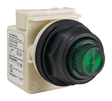 Pilot Light Plast Fres Led Green 24V |Square D By Schneider Electric 9001SKP35LGG31 - 9001SKP35LGG31