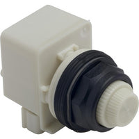 Pilot light, Harmony 9001SK, plastic, polycarbonate, fresnel, white, 30mm, 24-28V - 9001SKP35W31