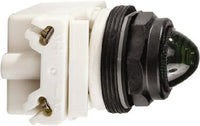 Pilot Light Plast Dom Led Green 120V |Square D By Schneider Electric 9001SKP38LGG9 - 9001SKP38LGG9