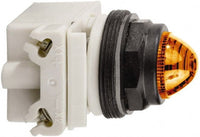 Pilot Light Plastic Dom Led 120V |Square D By Schneider Electric 9001SKP38LYA9 - 9001SKP38LYA9
