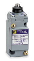 Limit Switch, Heavy Duty, Adj.Push Rod, Top Plunger, Snap Action 1NO-1NC, 10A - 9007C54ED