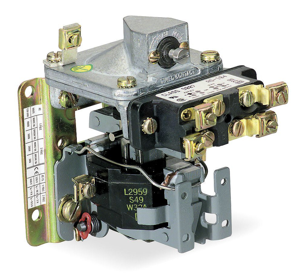 SCHNEIDER ELECTRIC 9050AO11EV02 IEC Timer, On Delay, 1NO/1NC, 120VAC - 9050AO11EV02