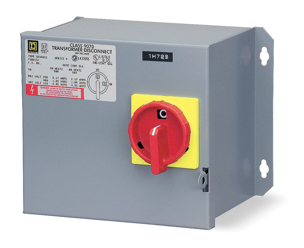 Transfrmr Disconnect, 500VA, 240/480V-120V - 9070SK500G1D1