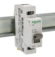 2 Pole Din Rail Mount Non-fused Switch Disconnector, 2NO, 20 A, IP40 - A9S60220