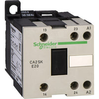Auxiliary contactor, 2 pole, 10 A, 2 Form A (N/O), coil 230 VAC, screw connection, CA2SKE20P7 - CA2SKE20P7