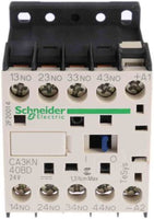 Auxiliary contactor, 4 pole, 10 A, 4 Form A (N/O), coil 24 VDC, screw connection, CA3KN40BD - CA3KN40BD