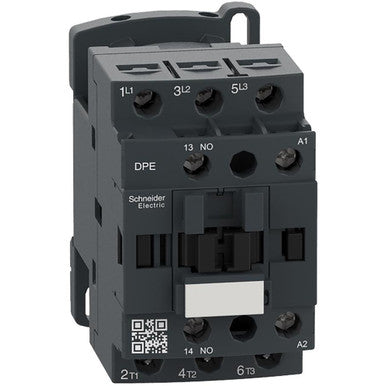 Easy Tesys Dpe Iec Contactor, 25A, 3P, 10 Hp At 480 VAC, Nonreversing, 120V 50/6 - DPE25G7