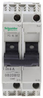 Thermomagnetic Ckt Breaker, 2P, 6A Rohs Compliant: Yes |Schneider Electric GB2DB12 - GB2DB12