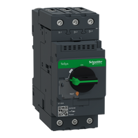 Magnetic Circuit Breaker, 3 Pole(s), 50A, 690VAC, Panel Mount/din-rail Mount - GV3L50
