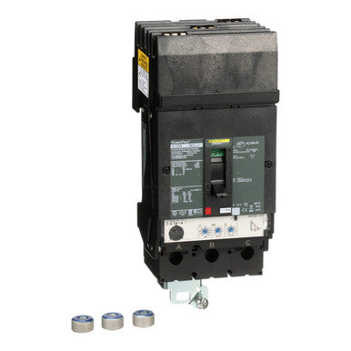 Molded Case Circuit Breaker, POWERPACT J Series, 250A, 3 Pole, 600V AC, 100kA at 240V AC - JJA36250U33X