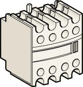 Schneider Electric Auxiliary contact; electrical interlocking; 2 NO + 2 NC; Screw connection - LADN22