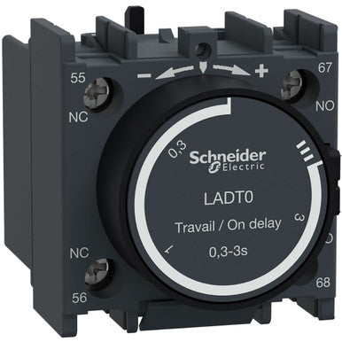 AUXILIARY CONTACT BLOCK, SPST-NO/NC; Product Range: TeSys D Series; - LADT0