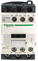 Power Contactor, 7.5hp Horsepower, Inductive Current: 12A, Resistive Current: 25A - LC1D12BD