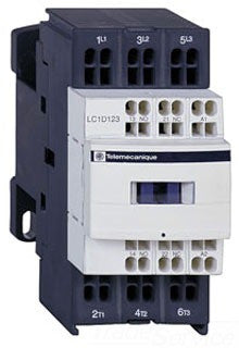 Power contactor, 3 pole, 12 A, 400 V, 3 Form A (N/O), coil 480 VAC, screw connection, LC1D12T7 - LC1D12T7